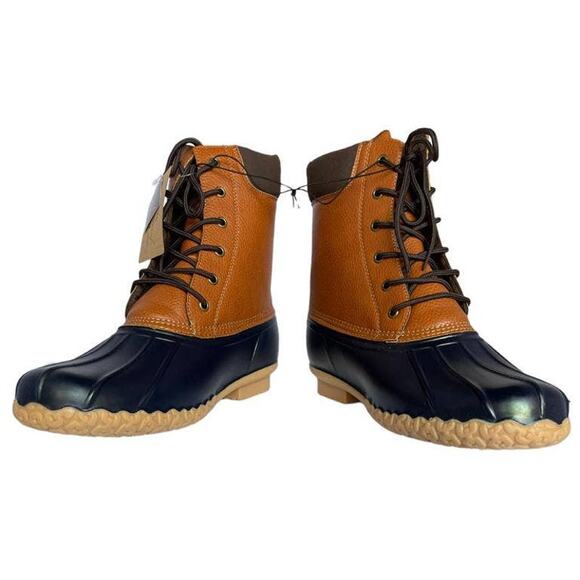 💎✨SALE✨💎NEW IN BOX Weatherproof ADAM2 Tan/Navy Men's boots - Picture 4 of 8